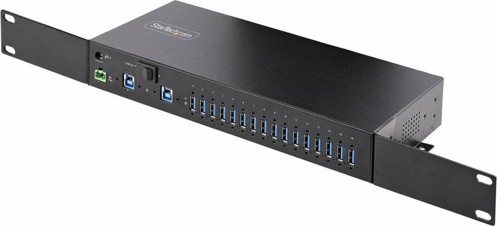 Immagine prodotto StarTech COM Hub USB 3.0 industriale a 16 porte con alimentatore distributore/multipresa da 5Gbps per (USB-B, 16 Porti)