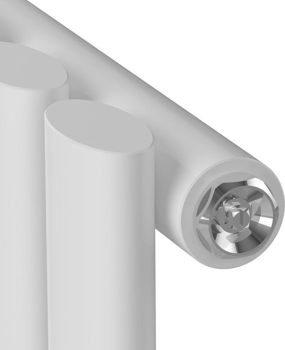 Actual product image Neu.Haus Design tubular radiator Nore White 180x24cm Single layer 484W (484 W)