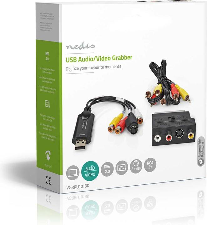 Actual product image Nedis VGRRU101BK (Analog -> Digital)