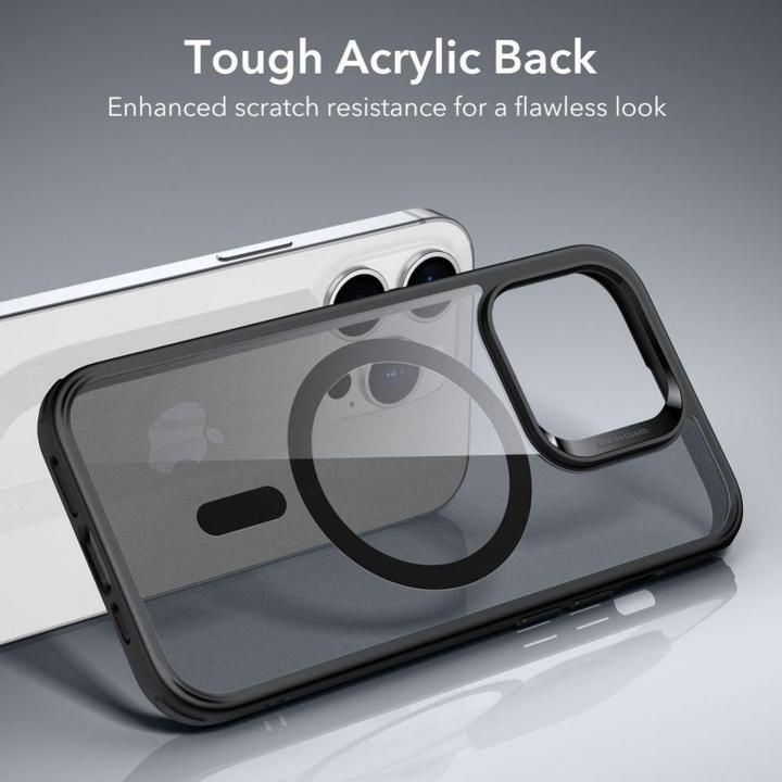 Actual product image ESR Ch Halolock Magsafe Iphone 14 Pro Frosted Black (Apple iPhone 14 Pro)