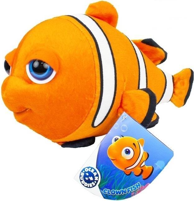 Actual product image Spin Master Big Headz Plush Clownfish 26cm