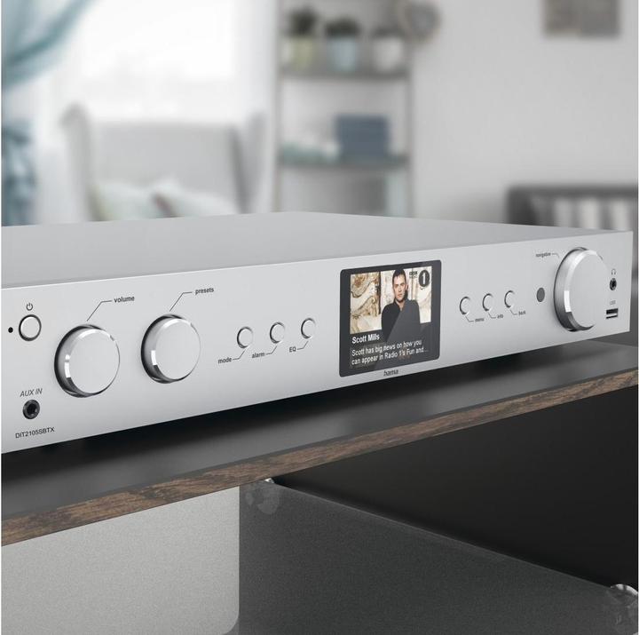 Produktbild Hama DIT2105SBTX (DAB+, DAB, FM, Bluetooth, WLAN, Radio Frequency (RF))