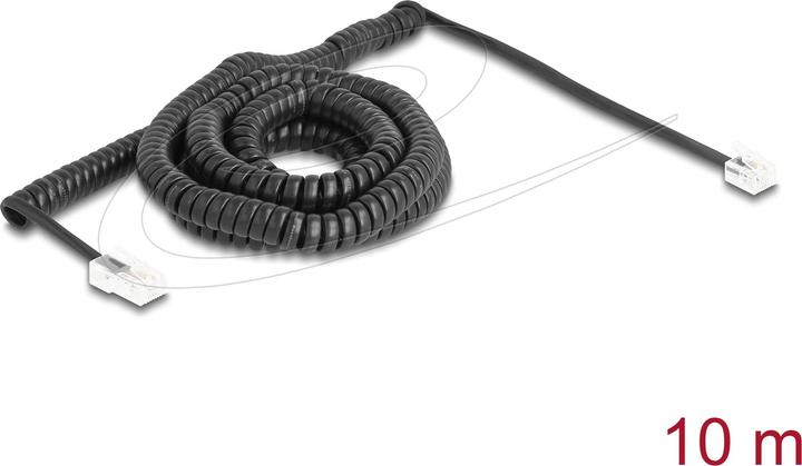 Delock Cavo telefonico / cavo a spirale da spina RJ11 a spina RJ45