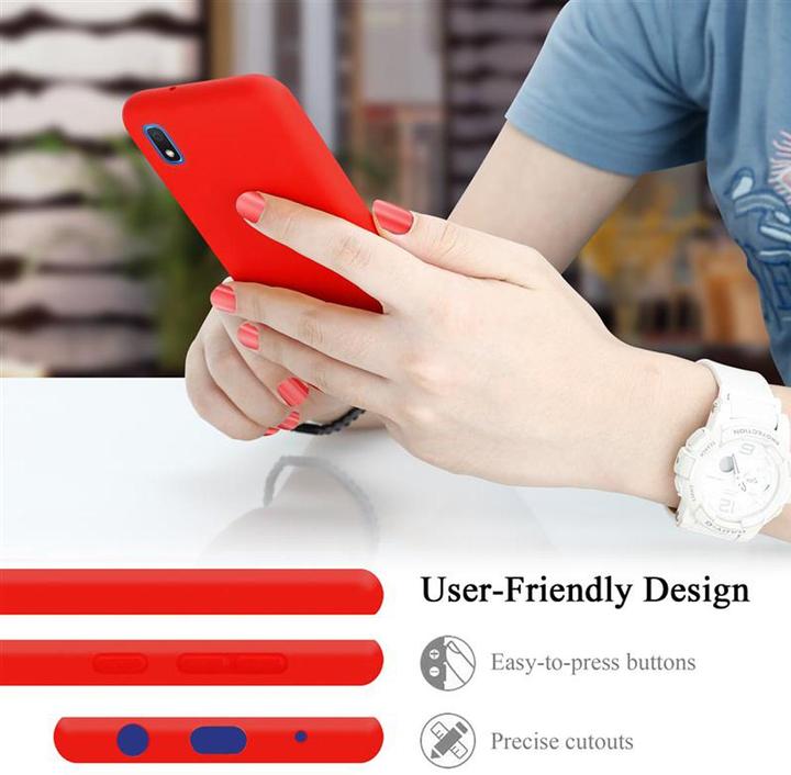 Immagine prodotto Cadorabo Copertura della cassa del silicone liquido TPU (Samsung Galaxy A10, HTC One M10)