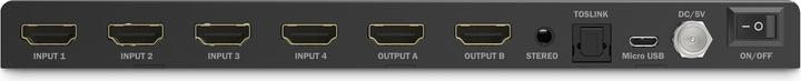 Image du produit Digitus Commutateur matriciel HDMI 4x2 / Multi Viewer, 4K / 30 Hz