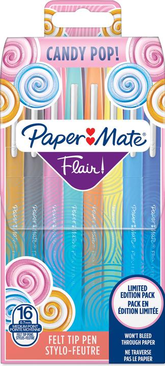 Produktbild Paper Mate Flair Candy Pop (Mehrfarbig, 16 x)
