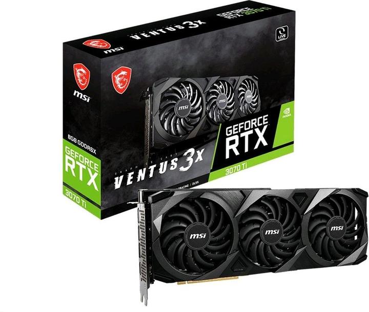 Image du produit MSI GeForce RTX 3070 Ti Ventus 3X 8G (8 Go)