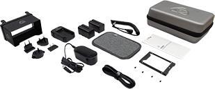 Actual product image Atomos 5" Accessory Kit (copy) (Various video accessories, Cable, Charger, Rechargeable battery)