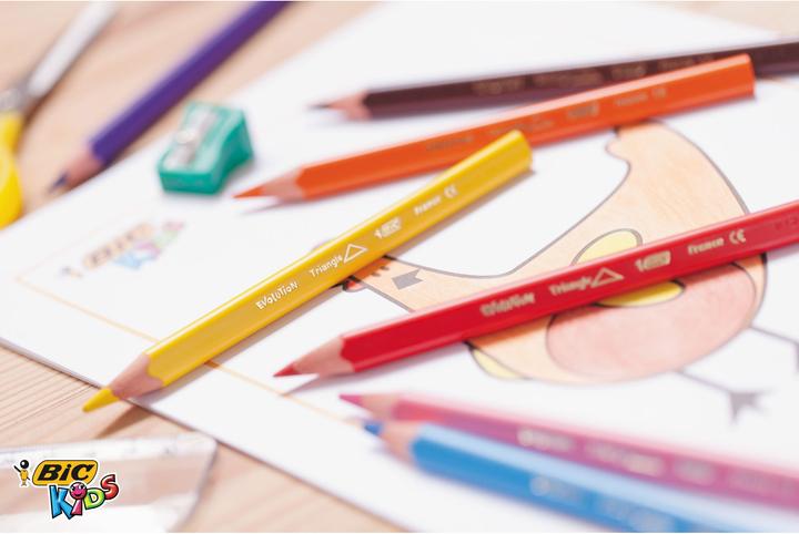 Actual product image Bic ECOlutions children evolution triangle (Multinational, 12 x)