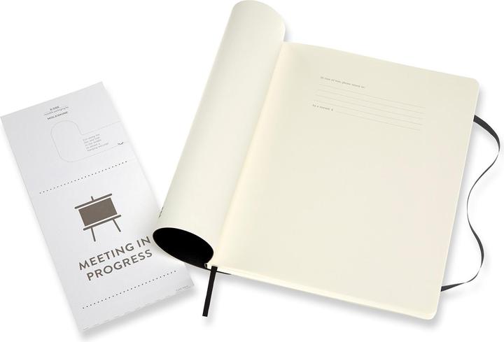 Immagine prodotto Moleskine Notebook professionale XL, copertina morbida, nero (19 x 25 cm, Righe, Copertina morbida)