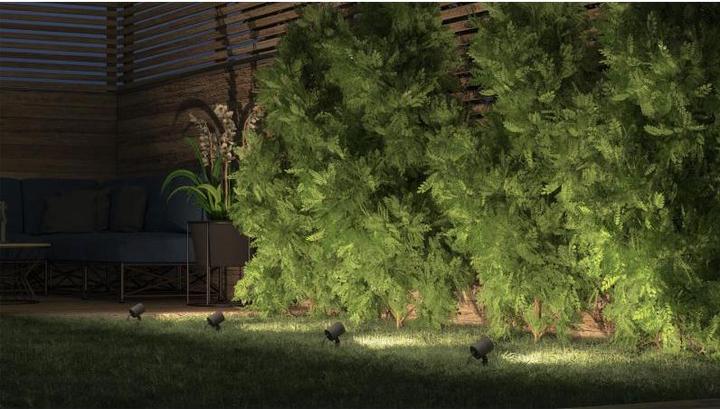 Actual product image Müller Licht Müller-Licht tint LED garden spot Flores LED fixed 1.8 W Warm white, RGB (180 lm, IP44)