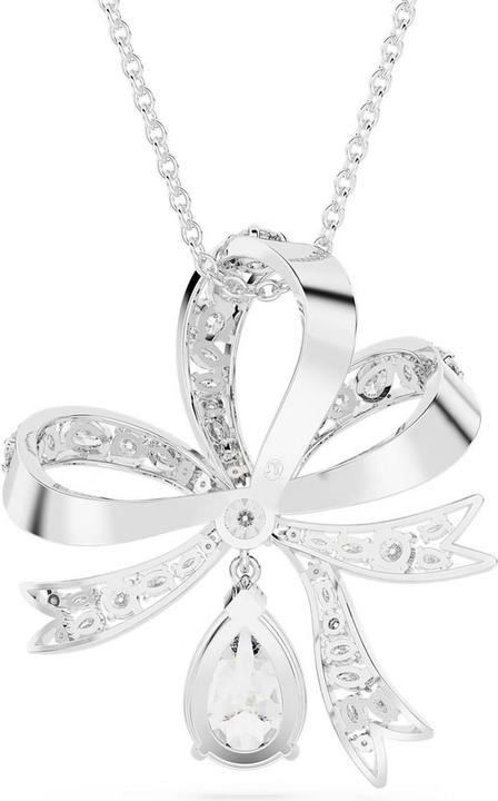 Produktbild Swarovski Volta Halskette Schleife Gross Weiss (Swarovski Metall, 65 - 75 cm)