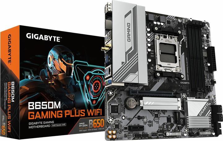 Produktbild Gigabyte B650M Gaming Plus WIFI (AM5, AMD B650, mATX)