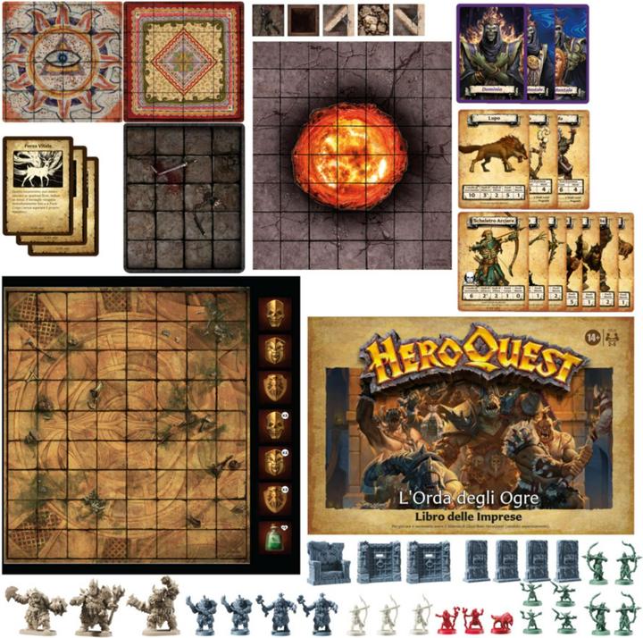 Actual product image Hasbro Heroquest L'Orda Degli Ogre