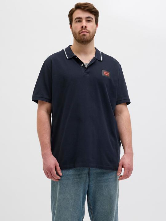 Actual product image Jack & Jones Plus Size Gedruckt Poloshirt Poloshirt (6XL)