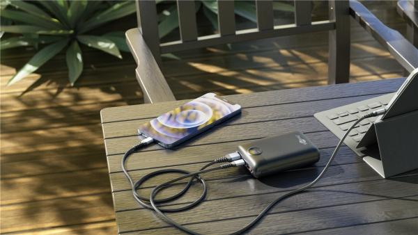 Image du produit Goobay Banque d'énergie compacte 20 000 mAh (20 mAh, 22.50 W, 77 Wh)