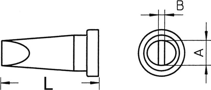 Actual product image Weller Erem Soldering tip LT B (Soldering tip)