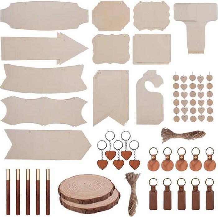 LaserPecker Set di materiali per incisione in legno (190 pezzi)