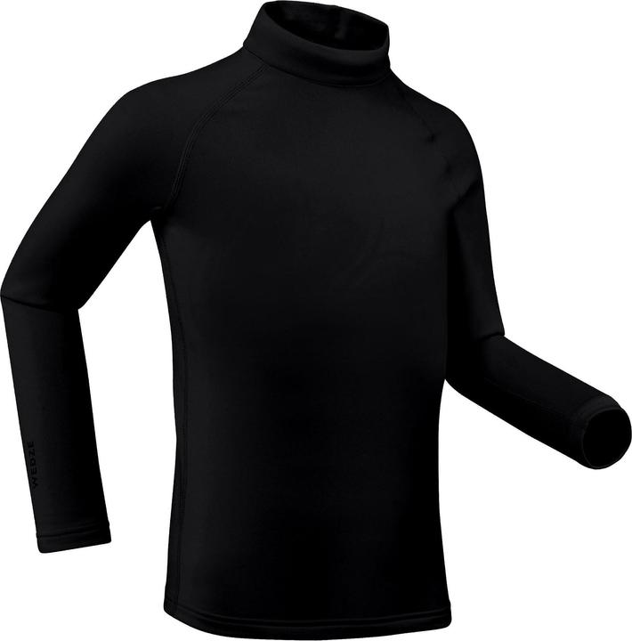 Actual product image Wedze Ski underwear functional shirt for children - BL 500 black (146)