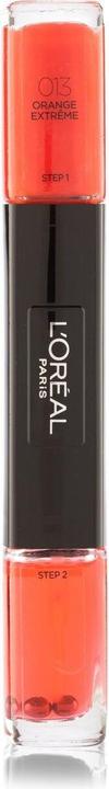 Produktbild L'Oréal Paris L’Oréal Professionnel Infallible Gel-Effect Nail Polish 2-In-1 013 Orange Extreme 2 x 5 ml (Orange Extreme)