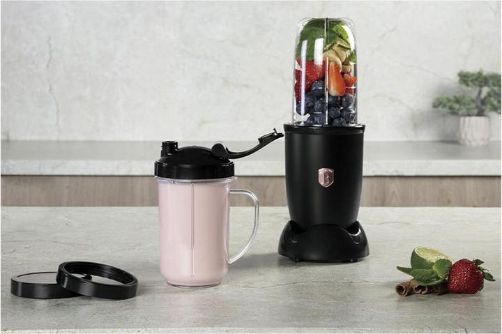 Actual product image BerlingerHaus Multifunction blender with touch control, ice crusher, black rose gold, 400 W (400 W)