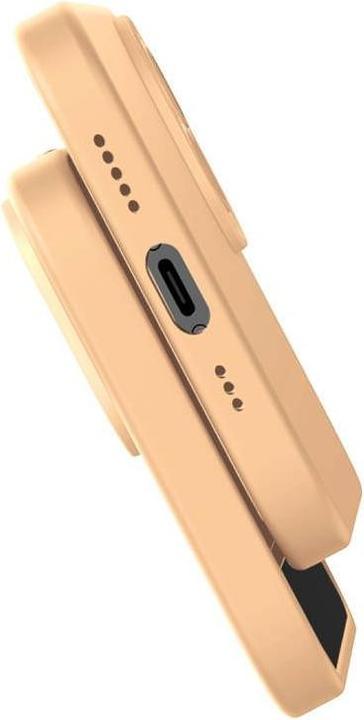 Image du produit Baseus Etui en gel de silice liquide pour iPhone 14 Pro Max (Sunglow)+ verre trempé + kit de nettoyage (Apple iPhone 14 Pro Max)