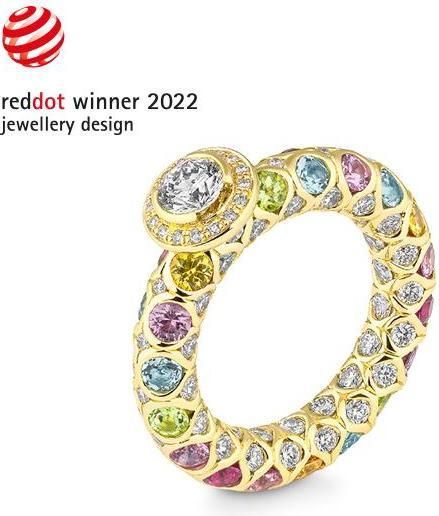 Produktbild Breuning RING - ED.TOP.HELL/Brillant (66, 750/18 K Gold)