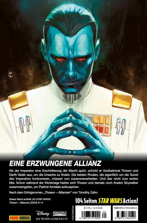 Actual product image Panini Star Wars Comics: Thrawn - Allianzen (German, Pat Olliffe, Matthias Wieland, Timothy tooth, Jody Houser, Andrea Di Vito, 2025)