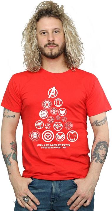 Immagine prodotto Avengers Endgame Pyramid Icons Maglietta Uomo (S)