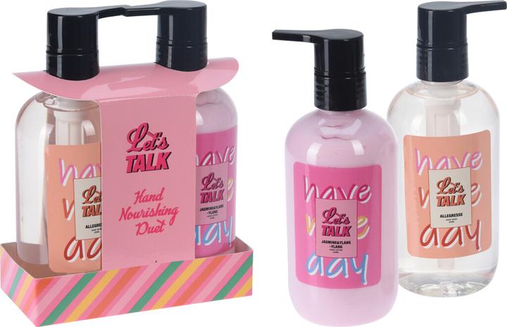 Let's Talk Set handzeep en handcrème (Vullingen, 250 ml)