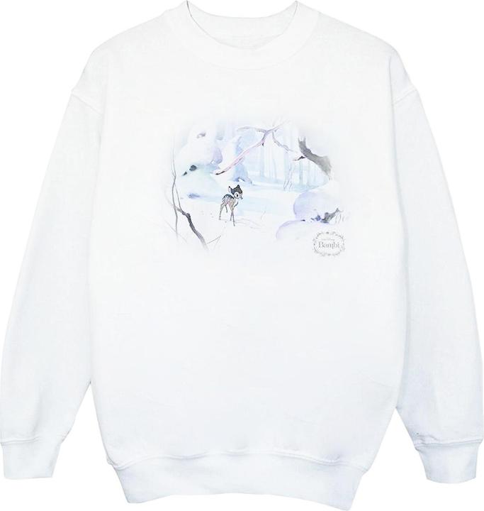 Actual product image Disney Womens/Ladies Bambi Snow Sweatshirt (XXL)