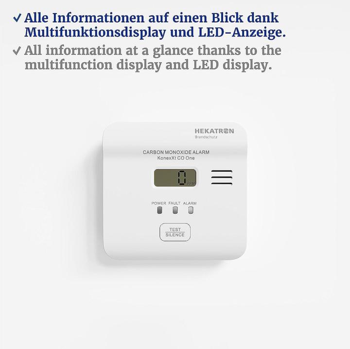Produktbild Hekatron Kohlenmonoxid-Melder