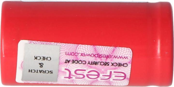 Actual product image Efest IMR16340 V1 (Pluspol flach) (16340, 700 mAh)