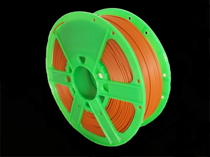 Actual product image Purefil FIlament (PLA, 1.75 mm, 1000 g, Orange)