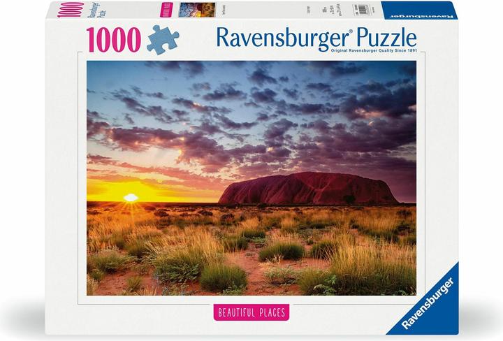 Image du produit Ravensburger Puzzle 1000 p - Ayers Rock en Australie (Puzzle Highlights) (1000 pièces)