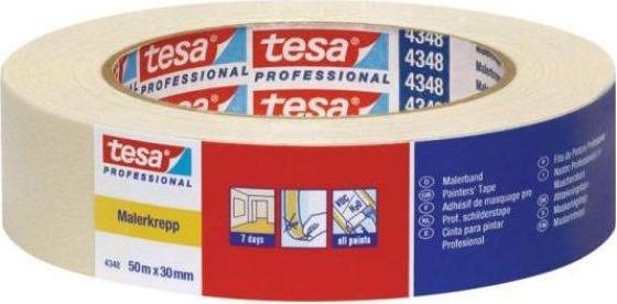 Actual product image tesa Painter's masking tape PROFESSIONAL, painter's tape for particularly precise masking (19 mm)