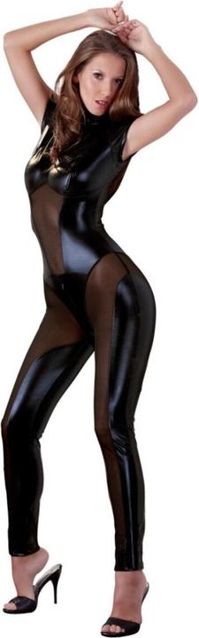Actual product image Cottelli Collection Wetlook jumpsuit (S)