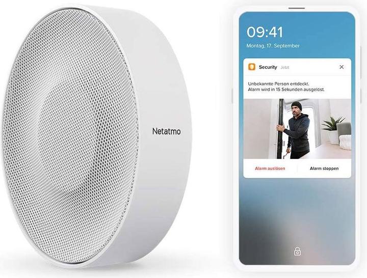 Netatmo Sirena di allarme smart per interni