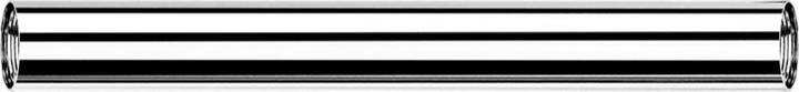 Star Piercing Barbell-Stab silber mit 1.2 mm Innengewinde (Chirurgenstahl 316L)