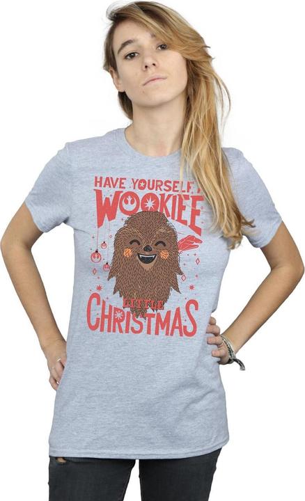 Image du produit Star Wars - T-shirt WOOKIEE LITTLE CHRISTMAS - Femme (3XL)