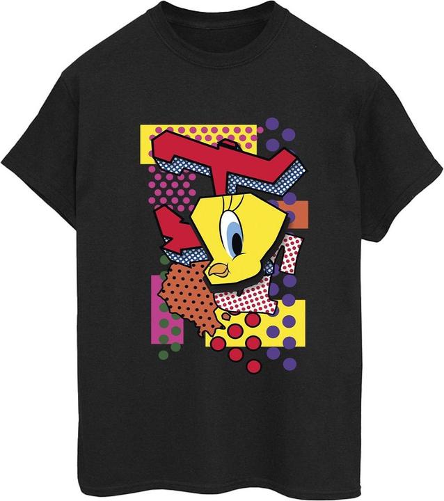 Immagine prodotto Looney Tunes Tweety Pop Art Maglietta Ampia Donna (XL)