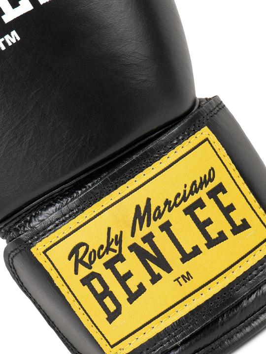 Produktbild Benlee Fighter Boxhandschuhe Leder Schwarz (12 OZ)