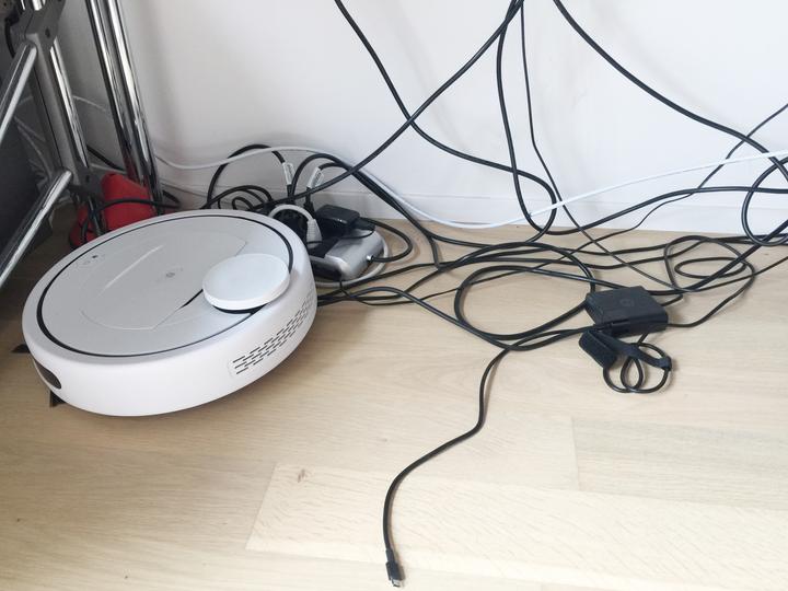 Immagine prodotto Max Hauri Set per la gestione dei cavi con scatola per cavi e striscia di connettori