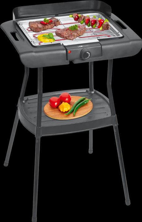 Actual product image Clatronic BQS 3508 Electric garden barbecue 2000 W 24.5 cm x 35.5 cm (2 kW)