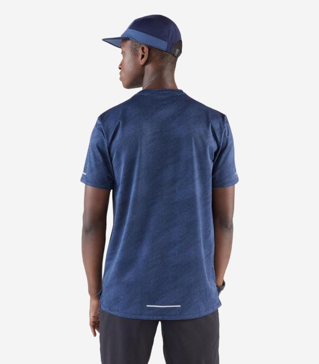 Image du produit Kiprun Men's Breathable Running T-shirt Run 500 Dry - Midnight blue (XXL)