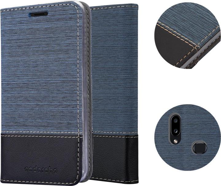 Produktbild Cadorabo Book Jeans Optik Cover (Samsung Galaxy A10s)
