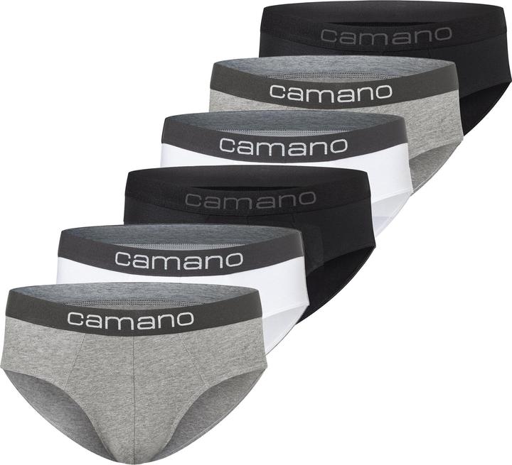 Camano Men comfort BCI cotton Slips 6p in Box (M, 6er Pack)