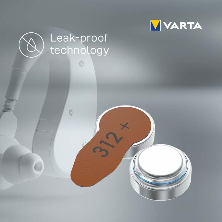 Image du produit Varta Pile d'aide auditive (6 pcs, A312, 180 mAh)
