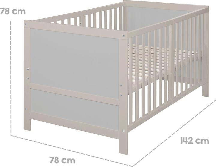 Produktbild Roba Kombi-Kinderbett 70x140 cm (70 x 140 cm)
