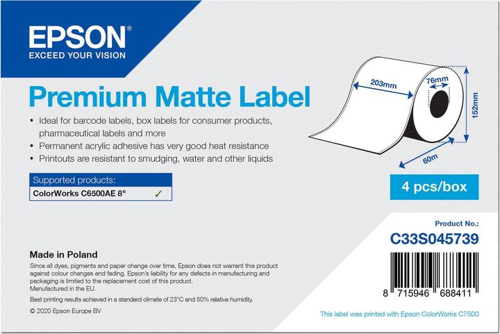Immagine prodotto Epson Premium liscio opaco